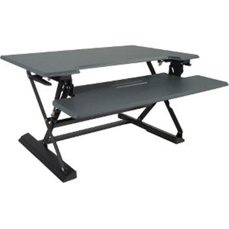 VICTOR TECHNOLOGY Height Adjustable Standing Desk with Keyboard Tray DCX760